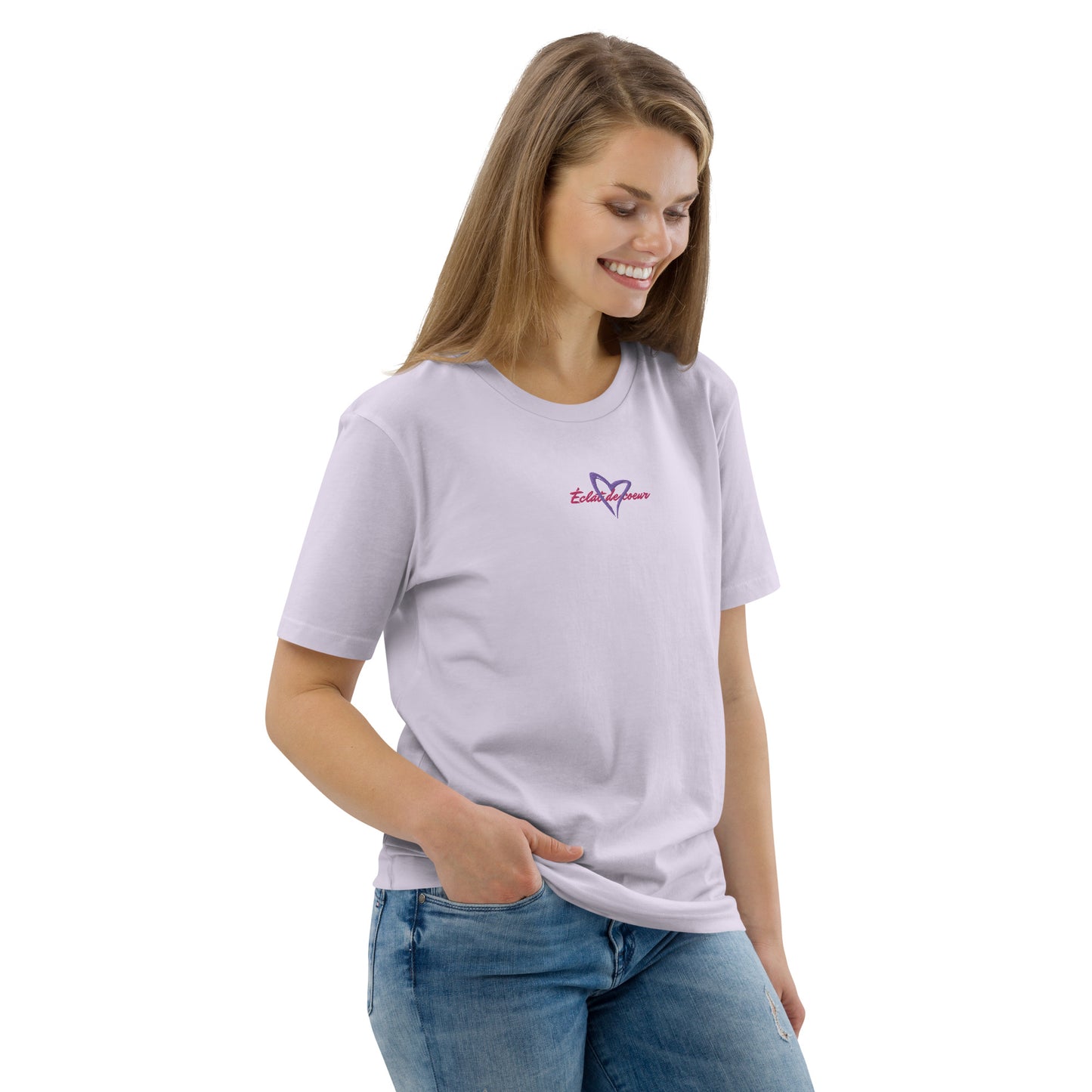 T-shirt Femme Violet Couple